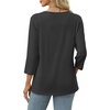 image:imageWIHOLL Womens 34 Length Sleeve Tops Crewneck Graphic Tees Casual Tunic Tops to Wear with Leggings Fashion Clothing Outfits2fruit Print