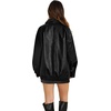 image:imageWIHOLL Womens Leather Jackets Faux Suede Oversized Fall Motorcycle Coats Fashion Winter Outfits Clothes Y2k TopsBlack