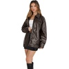 image:imageWIHOLL Womens Leather Jackets Faux Suede Oversized Fall Motorcycle Coats Fashion Winter Outfits Clothes Y2k TopsGrey
