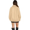 image:imageWIHOLL Womens Leather Jackets Faux Suede Oversized Fall Motorcycle Coats Fashion Winter Outfits Clothes Y2k TopsKhaki