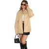 image:imageWIHOLL Womens Leather Jackets Faux Suede Oversized Fall Motorcycle Coats Fashion Winter Outfits Clothes Y2k TopsKhaki
