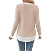 image:imageWIHOLL Womens Long Sleeve Shirts Fall Outfits Lightweight Sweaters 2026Apricot