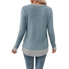 image:imageWIHOLL Womens Long Sleeve Shirts Fall Outfits Lightweight Sweaters 2026Blue