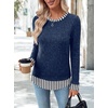 image:imageWIHOLL Womens Long Sleeve Shirts Fall Outfits Lightweight Sweaters 2026Bluestriped
