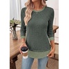 image:imageWIHOLL Womens Long Sleeve Shirts Fall Outfits Lightweight Sweaters 2026Green