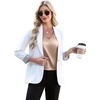 image:imageWIHOLL Womens Satin Summer Tops Cap Short Sleeve Blouses V Neck Shirts Business Casual Outfits Fashion Clothing 2026All Khaki