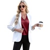 image:imageWIHOLL Womens Satin Summer Tops Cap Short Sleeve Blouses V Neck Shirts Business Casual Outfits Fashion Clothing 2026Burgundy