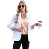 image:imageWIHOLL Womens Satin Summer Tops Cap Short Sleeve Blouses V Neck Shirts Business Casual Outfits Fashion Clothing 2026Champagne