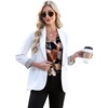 image:imageWIHOLL Womens Satin Summer Tops Cap Short Sleeve Blouses V Neck Shirts Business Casual Outfits Fashion Clothing 2026Printed Begonia