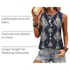 image:imageWIHOLL Womens Sleeveless Summer Crewneck Loose Fit Tank TopsGraphic Boho Navy