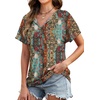 image:imageWIHOLL Womens Summer Tops 2026 Short Sleeve V Neck T Shirts Fashion Beach Vacation Clothes Business Casual OutfitsVintage Boho