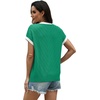 image:imageWIHOLL Womens Summer Tops Short Sleeve Sweater Work Office Business Casual Outfits Fashion Clothing05  Green