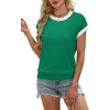 image:imageWIHOLL Womens Summer Tops Short Sleeve Sweater Work Office Business Casual Outfits Fashion Clothing05  Green