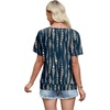image:imageWIHOLL Womens Summer Tops Trendy 2 in 1 Blouses Short Sleeve Shirts Casual T Shirts Beach Vacation ClothesNavy Print