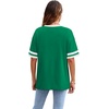 image:imageWIHOLL Womens T Shirts Loose Fit Short Sleeve Tees Crew Neck Color Block Summer Tops 2026 Fashion06  Pale Green