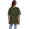 image:imageWIHOLL Womens T Shirts Loose Fit Short Sleeve Tees Crew Neck Color Block Summer Tops 2026 FashionArmy Green Camo