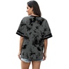 image:imageWIHOLL Womens T Shirts Loose Fit Short Sleeve Tees V Neck Color Block Summer Tops 2026 Fashion S4XL04  Grey Tie Dye