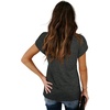 image:imageWIHOLL Womens Tops V Neck Summer Petal Sleeve Casual TshirtsDeepgrey