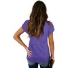 image:imageWIHOLL Womens Tops V Neck Summer Petal Sleeve Casual TshirtsVioletsplendor