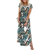 Floral Palm Leaf