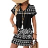 Floral Black Stripes