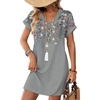 Grey Floral