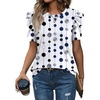White Polka Dots