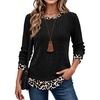 Black - Leopard Print