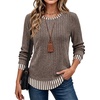 Khaki-striped