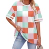 Blue and Pink Color Block