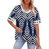 Navy Print