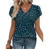 Floral Navy Blue Pink Flowers