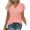 Floral Pink Stripes