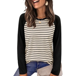image:imageWIHOLL Long Sleeve Shirts for Women Crewneck Tops Fall Clothes Outfits 2026BlackApricot