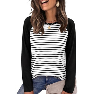 image:imageWIHOLL Long Sleeve Shirts for Women Crewneck Tops Fall Clothes Outfits 2026BlackWhite