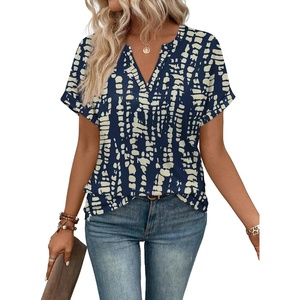 image:imageWIHOLL Spring Tops for Women 2026 Summer Short Sleeve Shirts Plus Size Work Outfits Fashion Clothing XL