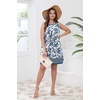 image:imageWIHOLL Casual Dresses for Women Crewneck Sleeveless Tank Dress Summer Spring Boho Vacation ClothesBlue Boho Print