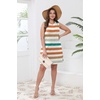 image:imageWIHOLL Casual Dresses for Women Crewneck Sleeveless Tank Dress Summer Spring Boho Vacation ClothesColor Stripe
