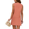 image:imageWIHOLL Casual Dresses for Women Crewneck Sleeveless Tank Dress Summer Spring Boho Vacation ClothesCoral