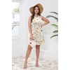 image:imageWIHOLL Casual Dresses for Women Crewneck Sleeveless Tank Dress Summer Spring Boho Vacation ClothesFloral Light Yellow