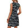 image:imageWIHOLL Dresses for Women 2026 Summer Casual Babydoll Crewneck Short Dress Spring Sleeveless Sundress with PocketsBlack Blue Floral