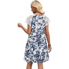 image:imageWIHOLL Dresses for Women Summer Casual Wedding Guest Dress Lace Short Sleeve Cute Sundresses Fashion Beach Vacation Clothes1ethnic Floral