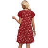 image:imageWIHOLL Dresses for Women Summer Casual Wedding Guest Dress Lace Short Sleeve Cute Sundresses Fashion Beach Vacation Clothes2white Dot
