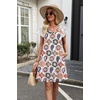 image:imageWIHOLL Dresses for Women Summer Casual Wedding Guest Dress Lace Short Sleeve Cute Sundresses Fashion Beach Vacation ClothesFloral