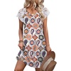image:imageWIHOLL Dresses for Women Summer Casual Wedding Guest Dress Lace Short Sleeve Cute Sundresses Fashion Beach Vacation ClothesFloral