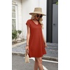 image:imageWIHOLL Dresses for Women Summer Casual Wedding Guest Dress Lace Short Sleeve Cute Sundresses Fashion Beach Vacation ClothesOrange