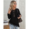 image:imageWIHOLL Long Sleeve Shirts for Women Fall Fashion ClothingBlack