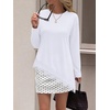 image:imageWIHOLL Long Sleeve Shirts for Women Fall Fashion ClothingClassic White