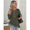 image:imageWIHOLL Long Sleeve Shirts for Women Fall Fashion ClothingGreen