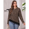 image:imageWIHOLL Long Sleeve Shirts for Women Fall Fashion ClothingLeopard